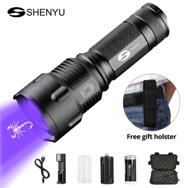other lights & lighting shenyu uv flashlight 395nm ultraviolet scorpion t6 torch ultra violet led orescent lamp 26650 zoomable wat
other lights & lighting shenyu uv flashlight 395nm ultraviolet scorpion t6 torch ultra violet led orescent lamp 26650 zoomable wat