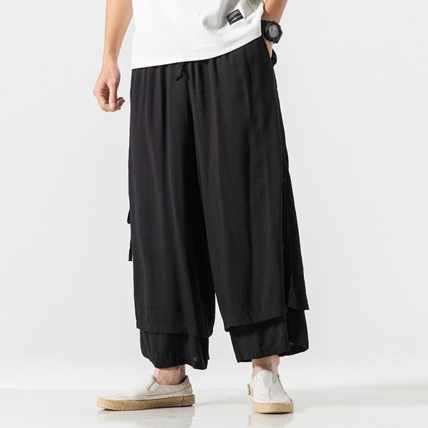 chinese style traditional clothes for men loose cotton wide leg pants japanece kimono oriental trousers fashion streetwear 10659, Red
chinese style traditional clothes for men loose cotton wide leg pants japanece kimono oriental trousers fashion streetwear 10659, Red