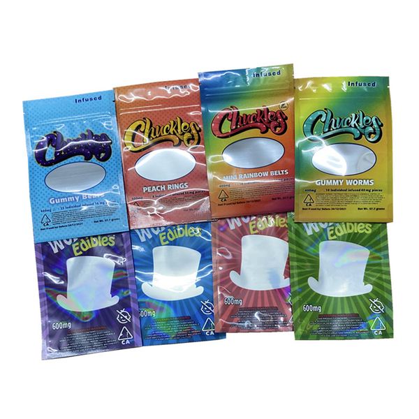 21wonka chuckles 400mg resealable gummy mylar 600mg plastic packaging bags with rainbow film green red blue purple edibles gummies bag
21wonka chuckles 400mg resealable gummy mylar 600mg plastic packaging bags with rainbow film green red blue purple edibles gummies bag