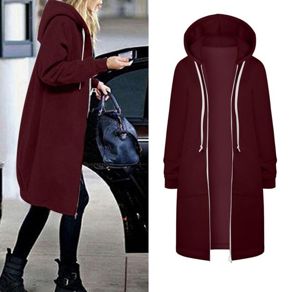 women's jackets autumn women warm outerwear zipper open hoodies casual long slim button outwear coat jacket fall clothes for, Black;brown
women's jackets autumn women warm outerwear zipper open hoodies casual long slim button outwear coat jacket fall clothes for, Black;brown
