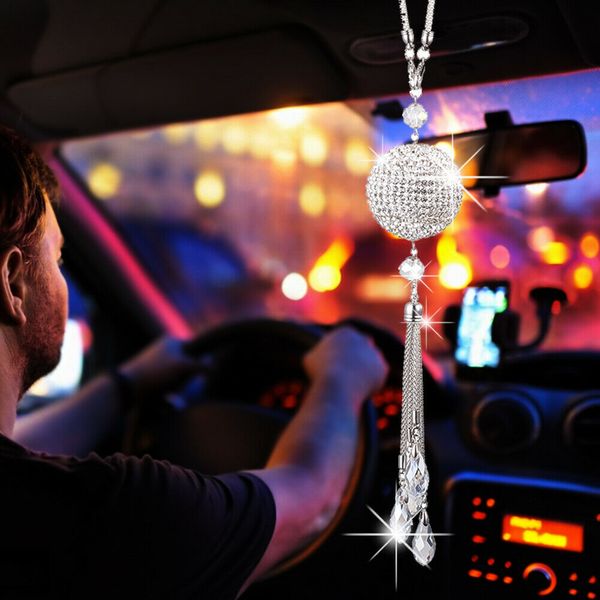 wholesale white crystal disco ball charm hanging ornament for car rear view mirror pendant
wholesale white crystal disco ball charm hanging ornament for car rear view mirror pendant