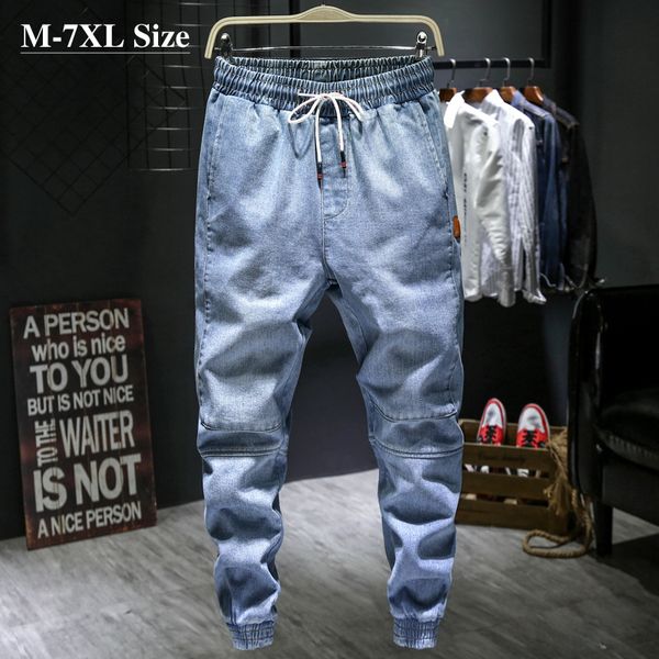 2021 autumn new men's light blue plus size 5xl 6xl 7xl elastic waist denim male brand trousers we2f
2021 autumn new men's light blue plus size 5xl 6xl 7xl elastic waist denim male brand trousers we2f