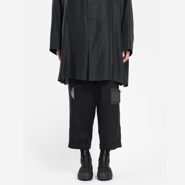 men's pants casual straight wide leg spring and autumn black nine-point design loose fashion trend linen
men's pants casual straight wide leg spring and autumn black nine-point design loose fashion trend linen