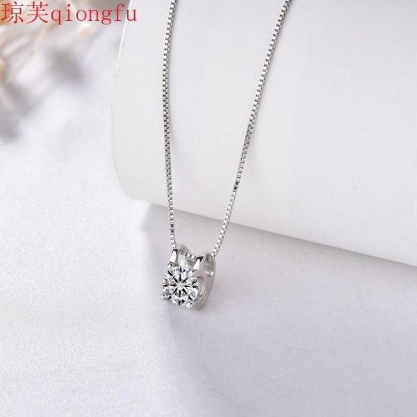 pendant necklaces chinese style love cube oxidized hao stone necklace ladies fashion simple electroplating gold valentine's day gift, Silver
pendant necklaces chinese style love cube oxidized hao stone necklace ladies fashion simple electroplating gold valentine's day gift, Silver