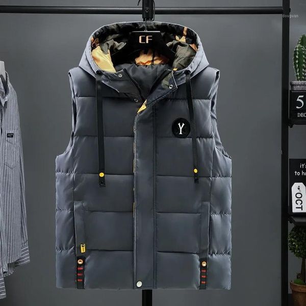 men's vests winter cotton warm vest coat casual for men thick college red windbreaker sleeveless gilet jacket male classic waistcoat co, Black;white
men's vests winter cotton warm vest coat casual for men thick college red windbreaker sleeveless gilet jacket male classic waistcoat co, Black;white
