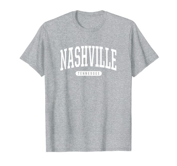 college style nashville tennessee souvenir gift t-shirt, White;black
college style nashville tennessee souvenir gift t-shirt, White;black