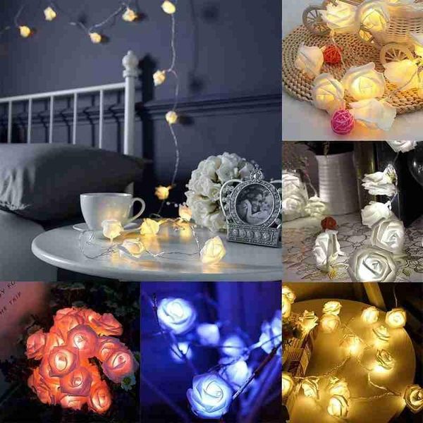10/20/30 led garland battery led rose christmas lights holiday string lights new year wedding decoration flower bulbs lamp
10/20/30 led garland battery led rose christmas lights holiday string lights new year wedding decoration flower bulbs lamp