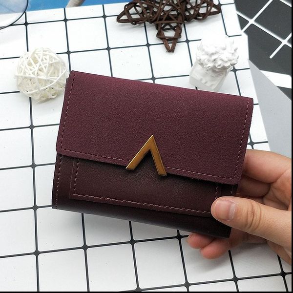 matte leather small women wallet brand mini womens wallets pu short letter purse credit cards money, Red;black
matte leather small women wallet brand mini womens wallets pu short letter purse credit cards money, Red;black