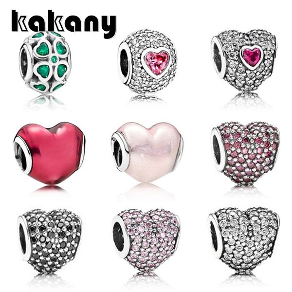 kakany standard 925 sterling silver shiny heart beads suitable for diy bracelet beads original classic fashion jewelry making q0531, Black
kakany standard 925 sterling silver shiny heart beads suitable for diy bracelet beads original classic fashion jewelry making q0531, Black