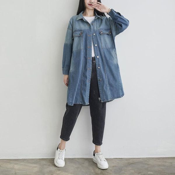 women's blouses & shirts qpfjqd ladies loose vintage spring autumn pockets button cotton jeans blouse women retro bleached denim shirt, White
women's blouses & shirts qpfjqd ladies loose vintage spring autumn pockets button cotton jeans blouse women retro bleached denim shirt, White
