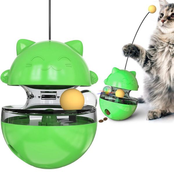 cat toys tumbler pet slow leaking ball educational toy dispenser training supplies#0805g30
cat toys tumbler pet slow leaking ball educational toy dispenser training supplies#0805g30