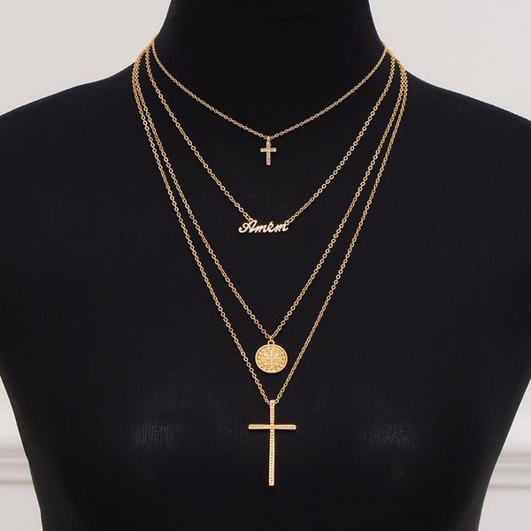 chains of fund states multiple geometric wafer english set auger cross necklace jewelry xl073 sell like cakes, Silver
chains of fund states multiple geometric wafer english set auger cross necklace jewelry xl073 sell like cakes, Silver