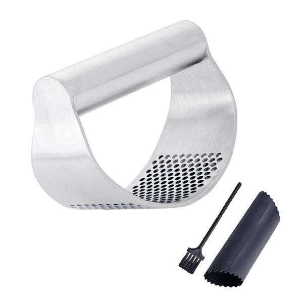 stainless steel garlic press crusher home cooking vegetables ginger squeezer masher handheld ginger garlic mincer kitchen tools
stainless steel garlic press crusher home cooking vegetables ginger squeezer masher handheld ginger garlic mincer kitchen tools
