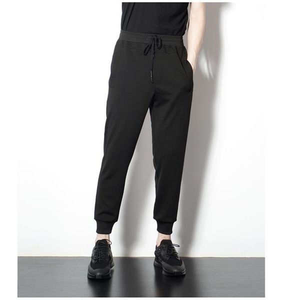 men's pants spring and autumn pure color elasticated waist contracted fashion sports casual taper slim pencil, Black
men's pants spring and autumn pure color elasticated waist contracted fashion sports casual taper slim pencil, Black