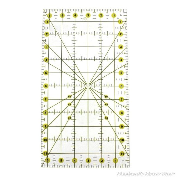 sewing notions & tools quilting ruler, cut acrylic quilters' ruler with patented double coloured grid lines for easy precision cutting, Black
sewing notions & tools quilting ruler, cut acrylic quilters' ruler with patented double coloured grid lines for easy precision cutting, Black