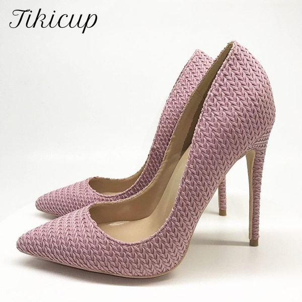 dress shoes tikicup pink knitted fabric women pointed toe stiletto high heels fashion designer pumps plus size 42 43 44 45, Black
dress shoes tikicup pink knitted fabric women pointed toe stiletto high heels fashion designer pumps plus size 42 43 44 45, Black
