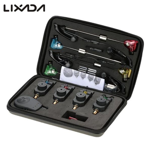 lixada wireless fishing bite alarms digital fishing alarm 1+4 set with 4pcs swinger illuminated in case for carp
lixada wireless fishing bite alarms digital fishing alarm 1+4 set with 4pcs swinger illuminated in case for carp