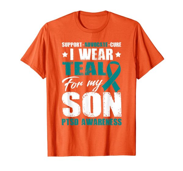 Support Advocate Cure I Wear Teal For My Son PTSD Awareness T-Shirt, Mainly pictures
Support Advocate Cure I Wear Teal For My Son PTSD Awareness T-Shirt, Mainly pictures