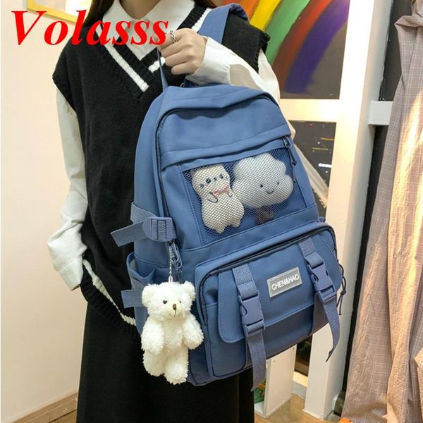 backpack volasss womans fashion cute nylon lady waterproof school bag for teenager girls kawaii korean style travel rucksack
backpack volasss womans fashion cute nylon lady waterproof school bag for teenager girls kawaii korean style travel rucksack