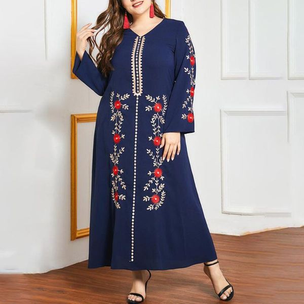 ethnic clothing 2021 autumn and winter fashion casual ladies long v-neck dress muslim headscarf floral embroidered gown dubai, Red
ethnic clothing 2021 autumn and winter fashion casual ladies long v-neck dress muslim headscarf floral embroidered gown dubai, Red