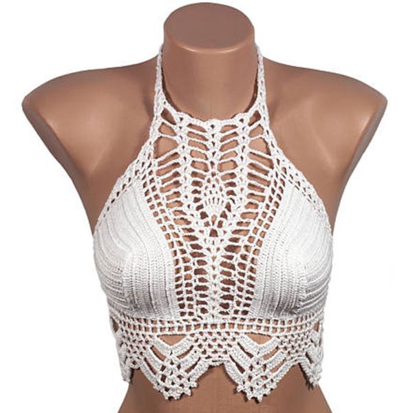 halter bikini, beach crochet bikini clothes trends festival swimwear, hippie summer women's - 10, White;black
halter bikini, beach crochet bikini clothes trends festival swimwear, hippie summer women's - 10, White;black