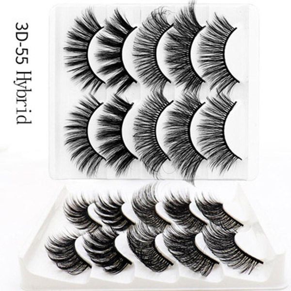 false eyelashes 5pairs 3d artificial mink lashes natural / thick long slender makeup beauty extension tool
false eyelashes 5pairs 3d artificial mink lashes natural / thick long slender makeup beauty extension tool