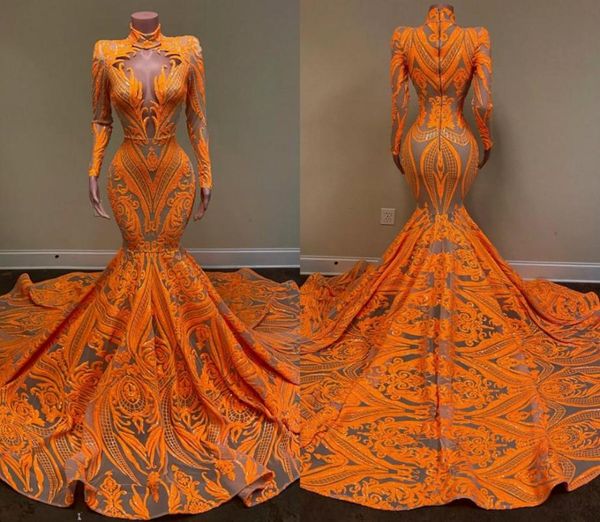 orange evening dresses luxury appliqued sequined high neck sweep train mermaid prom dress real image formal gowns party wear, White;black
orange evening dresses luxury appliqued sequined high neck sweep train mermaid prom dress real image formal gowns party wear, White;black