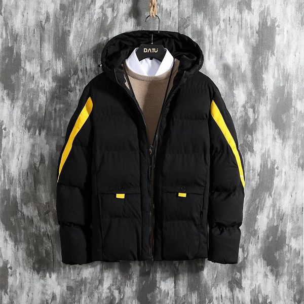 men's down & parkas 2021 winter jacket 4xl size hooded cotton male fashion printing stitching men loose parka coat, Black
men's down & parkas 2021 winter jacket 4xl size hooded cotton male fashion printing stitching men loose parka coat, Black