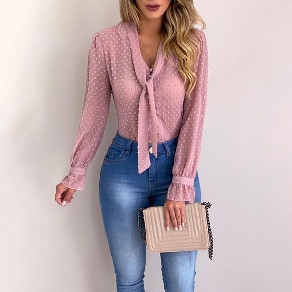 women blouses 2021 fashion long sleeve v-neck pink shirt chiffon office blouse slim casual plus size 5xl dropshipping, White
women blouses 2021 fashion long sleeve v-neck pink shirt chiffon office blouse slim casual plus size 5xl dropshipping, White