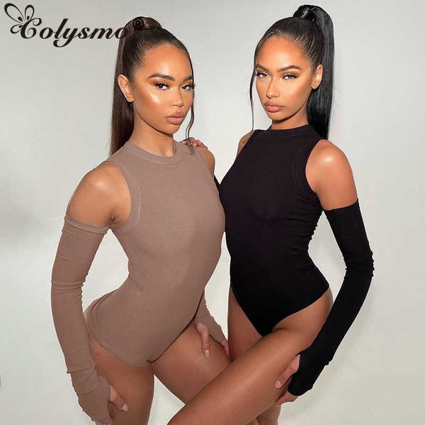colysmo sleeveless bodysuit with gloves crewneck solid color buttons slim fit knitted romper women casual basic 210527, Black;white
colysmo sleeveless bodysuit with gloves crewneck solid color buttons slim fit knitted romper women casual basic 210527, Black;white