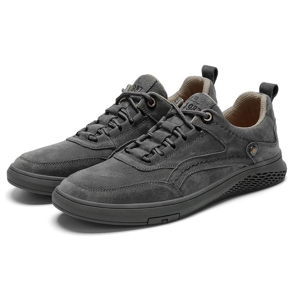fashion genuine leather loafers breathable autumn lace up comfortable casual shoes outdoor men sneakers size 47, Black
fashion genuine leather loafers breathable autumn lace up comfortable casual shoes outdoor men sneakers size 47, Black