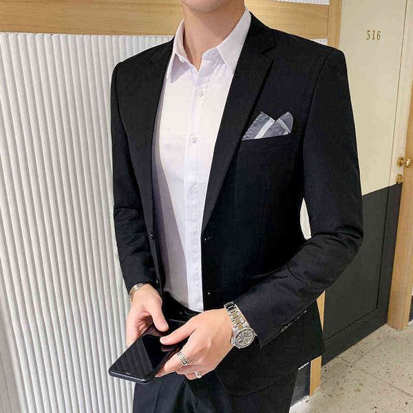 luxury suits blaze men's korean slim fit busins banquet with groom solid color two-piece suit, Black
luxury suits blaze men's korean slim fit busins banquet with groom solid color two-piece suit, Black