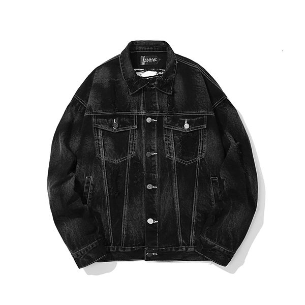 new 2021 high street retro oversize denim coat men and women ripped hole lapel letter print jeans jacket hip hop loose casual 04y8, Black;brown
new 2021 high street retro oversize denim coat men and women ripped hole lapel letter print jeans jacket hip hop loose casual 04y8, Black;brown
