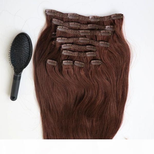 220g 22inch clip in human hair extensions brazilian hair 33# color remy straight hair weaves 10pcs set comb, Black;brown
220g 22inch clip in human hair extensions brazilian hair 33# color remy straight hair weaves 10pcs set comb, Black;brown