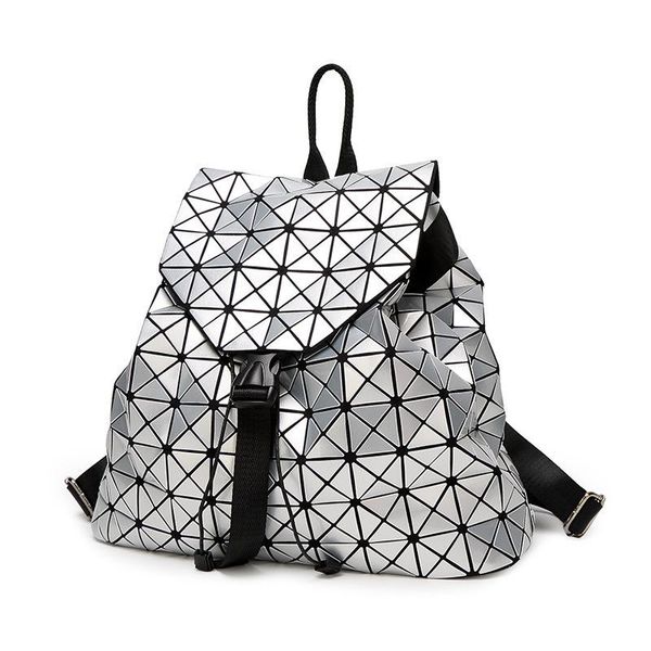 backpack women large diamond lattice bag style sequins mirror laser geometric joint rucksack school folding female
backpack women large diamond lattice bag style sequins mirror laser geometric joint rucksack school folding female