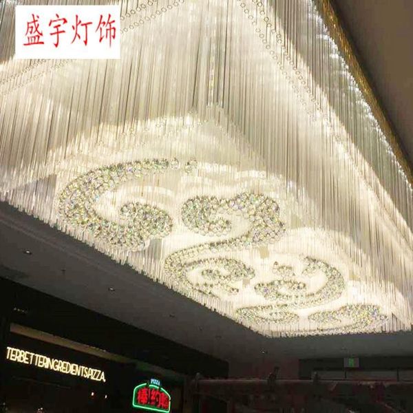 ceiling lights rectangular el lobby crystal lamp engineering lamps custom customized non-standard sales department
ceiling lights rectangular el lobby crystal lamp engineering lamps custom customized non-standard sales department