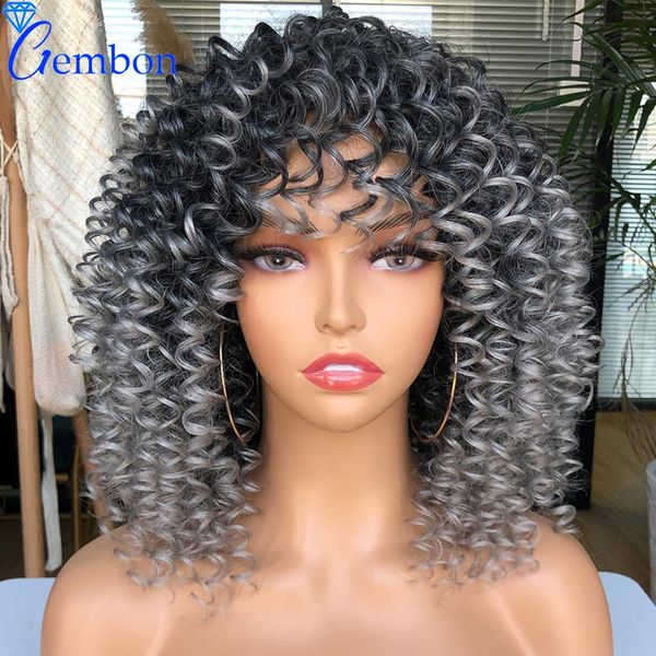 synthetic wigs 14inch short afro kinky curly wig for women black silver gray brown blonde natural high temperature hair
synthetic wigs 14inch short afro kinky curly wig for women black silver gray brown blonde natural high temperature hair
