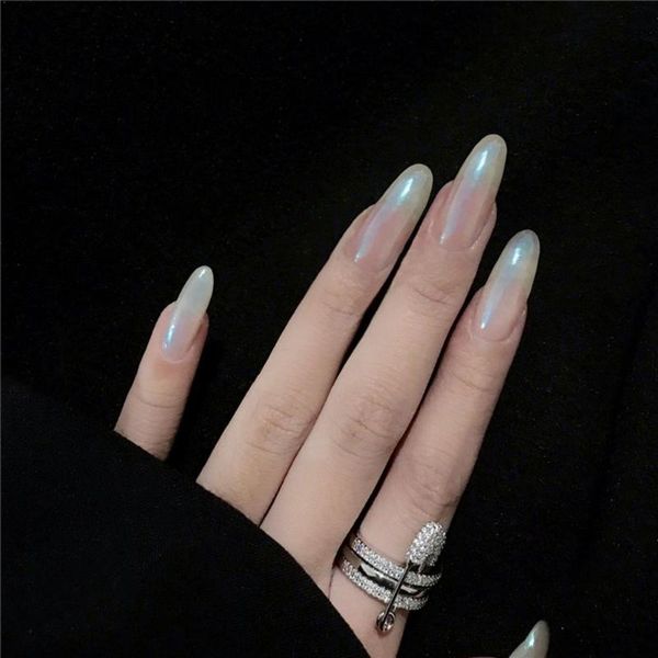 false nails 24pcs/box pearlescent almond ballerina manicure tool round head fake full cover nail tips press on, Red;gold
false nails 24pcs/box pearlescent almond ballerina manicure tool round head fake full cover nail tips press on, Red;gold