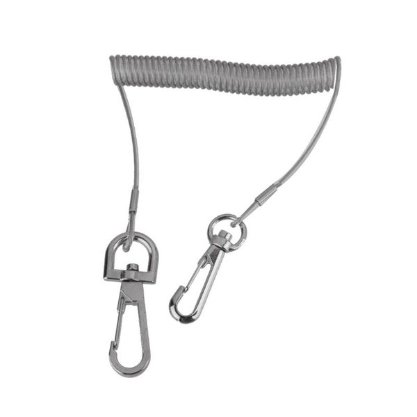 fishing accessories retractable coiled stainless steel wire rod safety lanyard pier rope tether grey
fishing accessories retractable coiled stainless steel wire rod safety lanyard pier rope tether grey