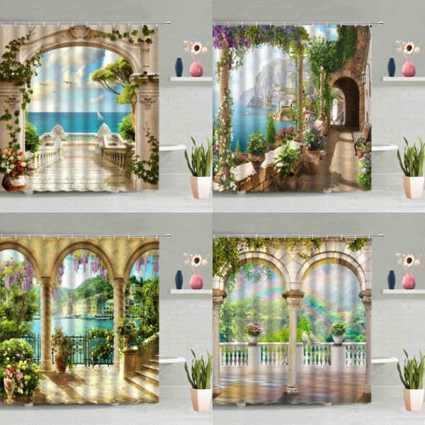 shower curtains european style street scenery curtain ocean seagull flowers green leaves plants arches bathtub decor screens washable
shower curtains european style street scenery curtain ocean seagull flowers green leaves plants arches bathtub decor screens washable