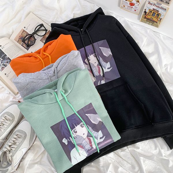 2021 new mooirue spring green women hoodies cartoon girl print pocket loose lovers sweatshirt hooded aiwj, Black
2021 new mooirue spring green women hoodies cartoon girl print pocket loose lovers sweatshirt hooded aiwj, Black
