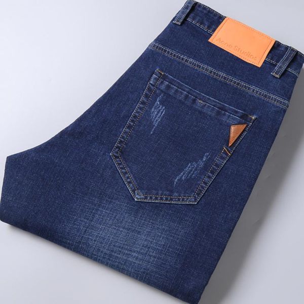 men's jeans mens ac studio street fashion classic vintage straight loose casual denim trousers male business comfortable pants, Blue
men's jeans mens ac studio street fashion classic vintage straight loose casual denim trousers male business comfortable pants, Blue