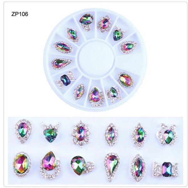 nail art decorations 1wheel (12styles) laser charm crystal rhinestone alloy ab trend metal, Silver;gold
nail art decorations 1wheel (12styles) laser charm crystal rhinestone alloy ab trend metal, Silver;gold