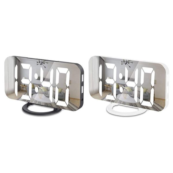 other clocks & accessories digital alarm clock mirrored led with dual usb charger ports easy snooze function for bedroom home office
other clocks & accessories digital alarm clock mirrored led with dual usb charger ports easy snooze function for bedroom home office