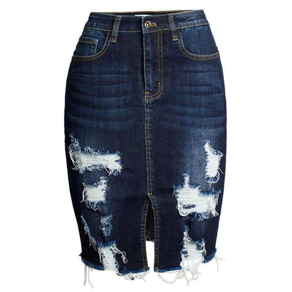 skirts casual jeans skirt women's denim pencil high waist bodycon washed frayed fringed short jupes feminino, Black
skirts casual jeans skirt women's denim pencil high waist bodycon washed frayed fringed short jupes feminino, Black