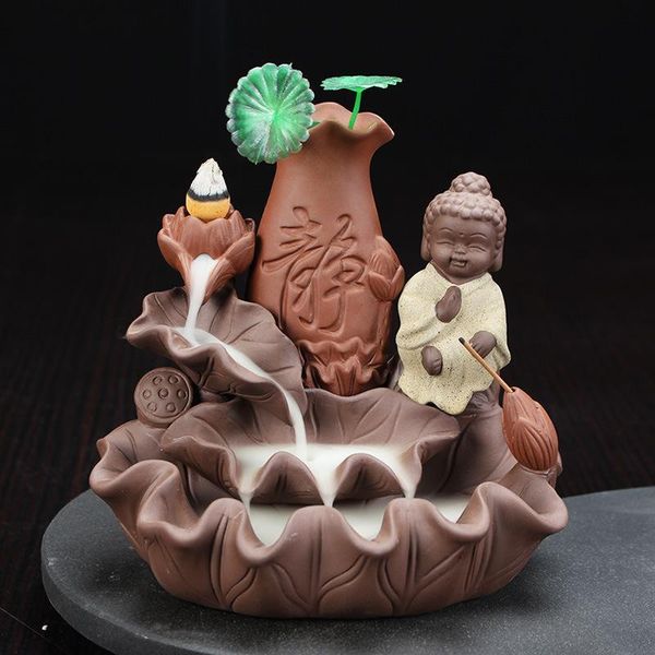 fragrance lamps the little monk censer creative home decor small buddha incense holder backflow burner use in buddhist decoration
fragrance lamps the little monk censer creative home decor small buddha incense holder backflow burner use in buddhist decoration