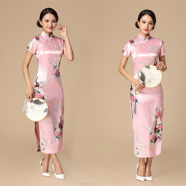 ethnic clothing pink vintage button women traditional satin cheongsam mandarin collar flowers embroidery slim qipao evening dress vesti, Red
ethnic clothing pink vintage button women traditional satin cheongsam mandarin collar flowers embroidery slim qipao evening dress vesti, Red