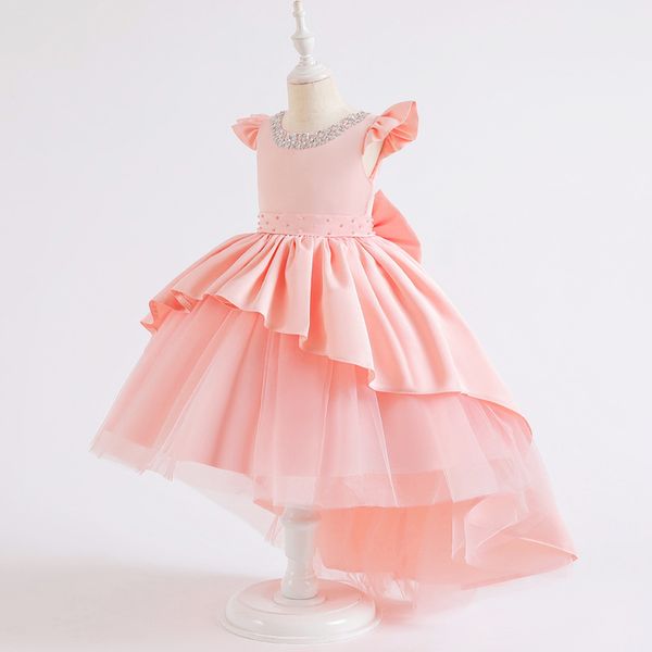childrens dress flower girl wedding princess dress tail sequined tutu skirt bat sleeve girls evening dress, White;pink
childrens dress flower girl wedding princess dress tail sequined tutu skirt bat sleeve girls evening dress, White;pink