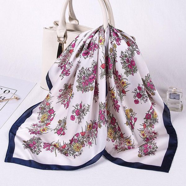 scarves 70x70cm silk scarf square for women fashion floral printed shawl wrap spring summer neckerchife hair band lady drop ship, Blue;gray
scarves 70x70cm silk scarf square for women fashion floral printed shawl wrap spring summer neckerchife hair band lady drop ship, Blue;gray