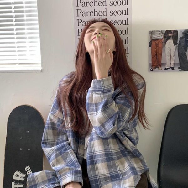 women's jackets cmaz 2021 autumn winter thick coats for women plaid shirt coat and korean style loose all-matching thicken, Black;brown
women's jackets cmaz 2021 autumn winter thick coats for women plaid shirt coat and korean style loose all-matching thicken, Black;brown